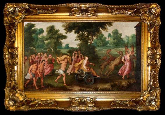 framed  STALBEMT, Adriaan van Allegory of the Month of August, ta009-2